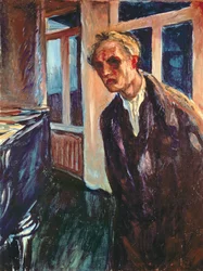 Wanderer bei Nacht: Selbstporträt